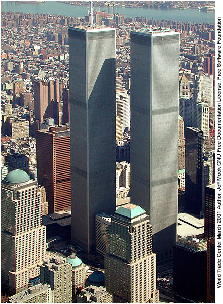 World Trade Center March 2001 Author: Jeff Mock GNU Free Documentation License, Free Software Foundation